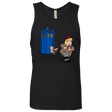 T-Shirts Black / S The Tardis Monkey Men's Premium Tank Top