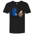 T-Shirts Black / X-Small The Tardis Monkey Men's Premium V-Neck