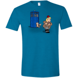 T-Shirts Antique Sapphire / S The Tardis Monkey Men's Semi-Fitted Softstyle
