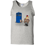 T-Shirts Ash / S The Tardis Monkey Men's Tank Top