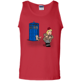 T-Shirts Red / S The Tardis Monkey Men's Tank Top