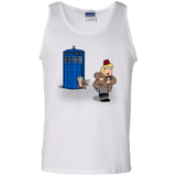 T-Shirts White / S The Tardis Monkey Men's Tank Top