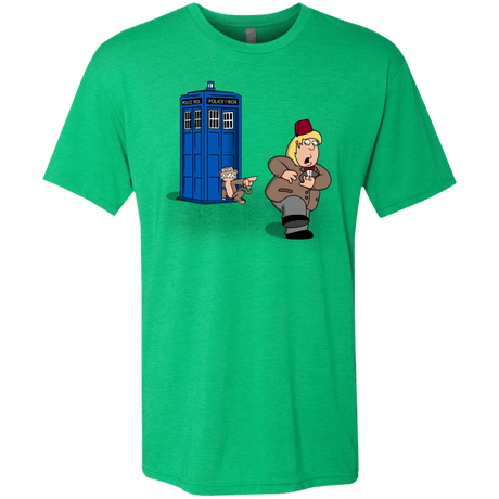 T-Shirts Envy / S The Tardis Monkey Men's Triblend T-Shirt