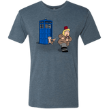 T-Shirts Indigo / S The Tardis Monkey Men's Triblend T-Shirt