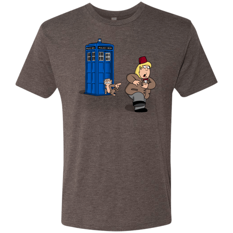 T-Shirts Macchiato / S The Tardis Monkey Men's Triblend T-Shirt