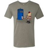 T-Shirts Venetian Grey / S The Tardis Monkey Men's Triblend T-Shirt