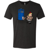 T-Shirts Vintage Black / S The Tardis Monkey Men's Triblend T-Shirt