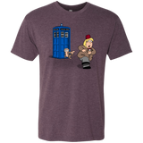 T-Shirts Vintage Purple / S The Tardis Monkey Men's Triblend T-Shirt