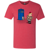 T-Shirts Vintage Red / S The Tardis Monkey Men's Triblend T-Shirt