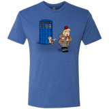 T-Shirts Vintage Royal / S The Tardis Monkey Men's Triblend T-Shirt