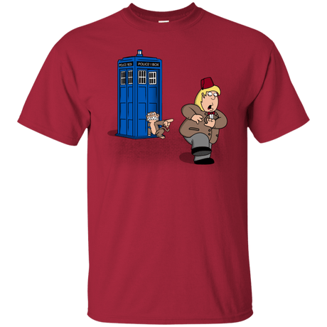 T-Shirts Cardinal / S The Tardis Monkey T-Shirt