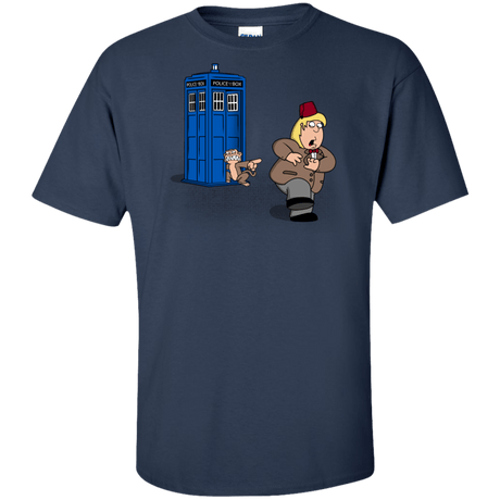 T-Shirts Navy / XLT The Tardis Monkey Tall T-Shirt