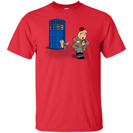 T-Shirts Red / XLT The Tardis Monkey Tall T-Shirt