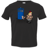 T-Shirts Black / 2T The Tardis Monkey Toddler Premium T-Shirt