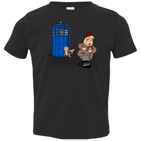 T-Shirts Black / 2T The Tardis Monkey Toddler Premium T-Shirt