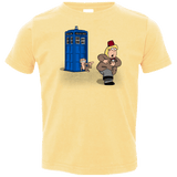 T-Shirts Butter / 2T The Tardis Monkey Toddler Premium T-Shirt