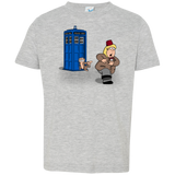 T-Shirts Heather Grey / 2T The Tardis Monkey Toddler Premium T-Shirt