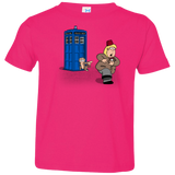 T-Shirts Hot Pink / 2T The Tardis Monkey Toddler Premium T-Shirt