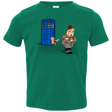 T-Shirts Kelly / 2T The Tardis Monkey Toddler Premium T-Shirt