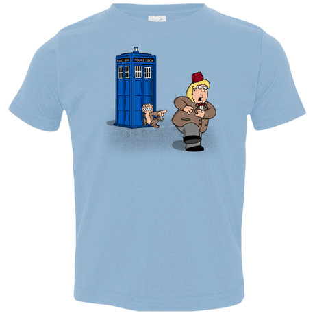 T-Shirts Light Blue / 2T The Tardis Monkey Toddler Premium T-Shirt