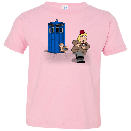 T-Shirts Pink / 2T The Tardis Monkey Toddler Premium T-Shirt