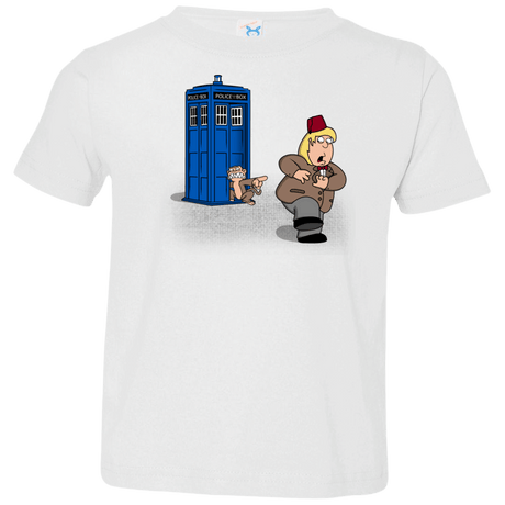 T-Shirts White / 2T The Tardis Monkey Toddler Premium T-Shirt