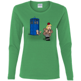 T-Shirts Irish Green / S The Tardis Monkey Women's Long Sleeve T-Shirt