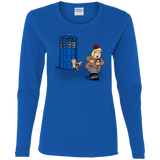 T-Shirts Royal / S The Tardis Monkey Women's Long Sleeve T-Shirt