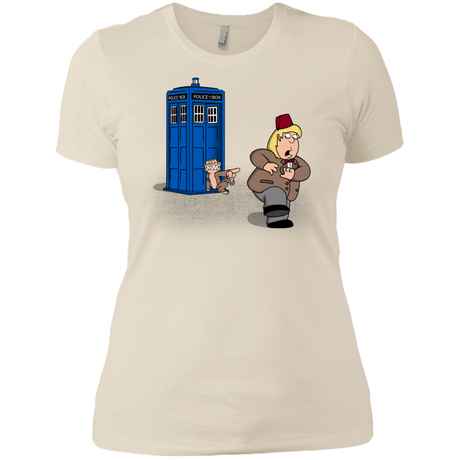 T-Shirts Ivory/ / X-Small The Tardis Monkey Women's Premium T-Shirt