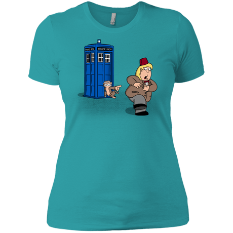 T-Shirts Tahiti Blue / X-Small The Tardis Monkey Women's Premium T-Shirt