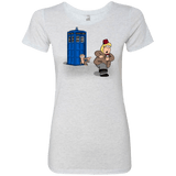 T-Shirts Heather White / S The Tardis Monkey Women's Triblend T-Shirt