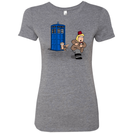 T-Shirts Premium Heather / S The Tardis Monkey Women's Triblend T-Shirt
