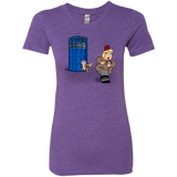 T-Shirts Purple Rush / S The Tardis Monkey Women's Triblend T-Shirt