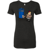 T-Shirts Vintage Black / S The Tardis Monkey Women's Triblend T-Shirt