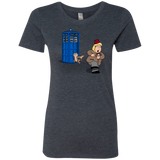 T-Shirts Vintage Navy / S The Tardis Monkey Women's Triblend T-Shirt