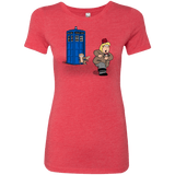 T-Shirts Vintage Red / S The Tardis Monkey Women's Triblend T-Shirt