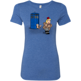 T-Shirts Vintage Royal / S The Tardis Monkey Women's Triblend T-Shirt