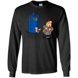 T-Shirts Black / YS The Tardis Monkey Youth Long Sleeve T-Shirt