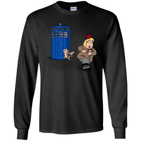 T-Shirts Black / YS The Tardis Monkey Youth Long Sleeve T-Shirt