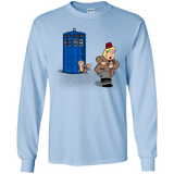 T-Shirts Light Blue / YS The Tardis Monkey Youth Long Sleeve T-Shirt