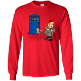 T-Shirts Red / YS The Tardis Monkey Youth Long Sleeve T-Shirt