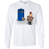 T-Shirts White / YS The Tardis Monkey Youth Long Sleeve T-Shirt