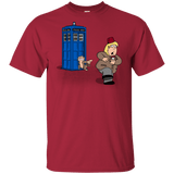T-Shirts Cardinal / YXS The Tardis Monkey Youth T-Shirt