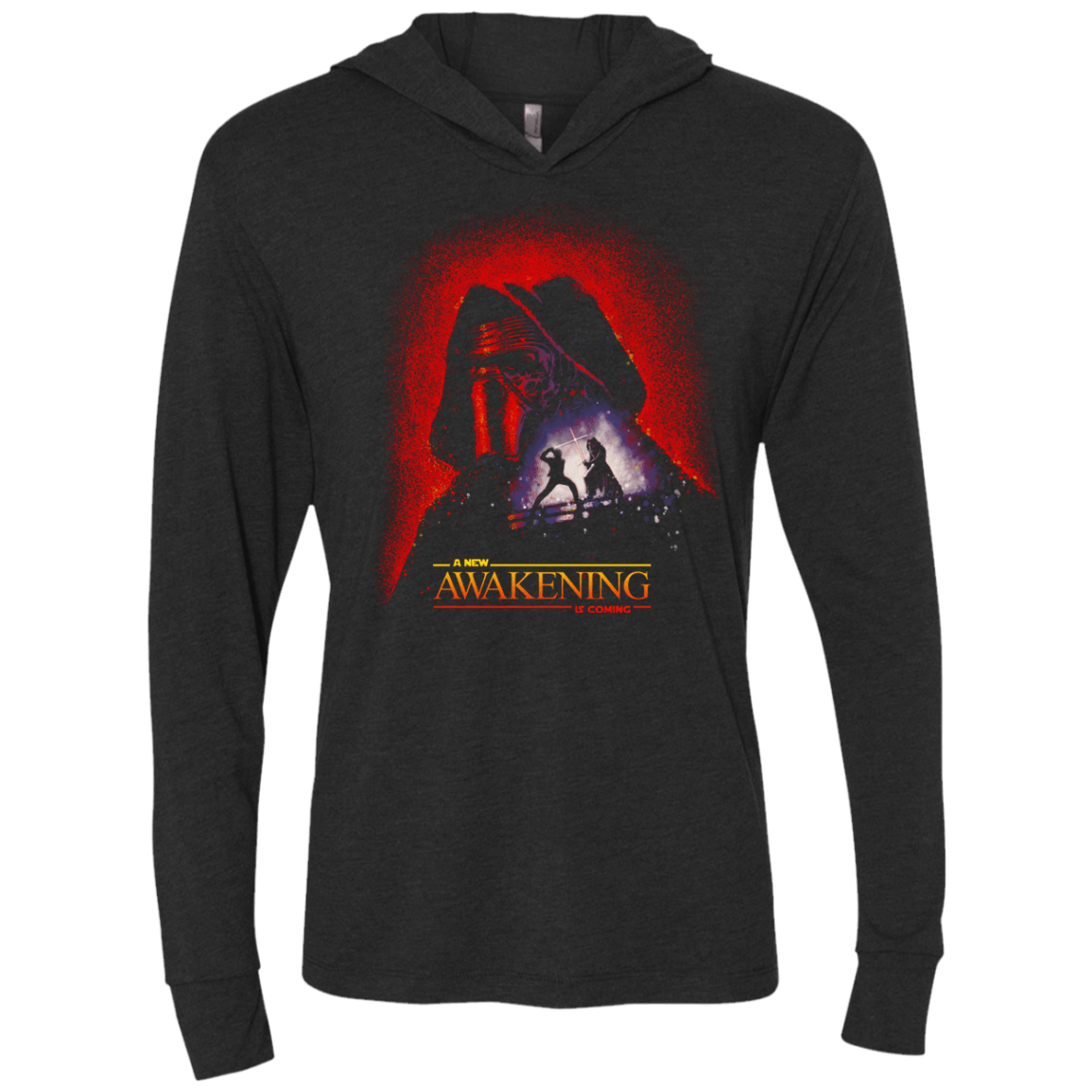 T-Shirts Vintage Black / X-Small The Teaser Awakens Triblend Long Sleeve Hoodie Tee