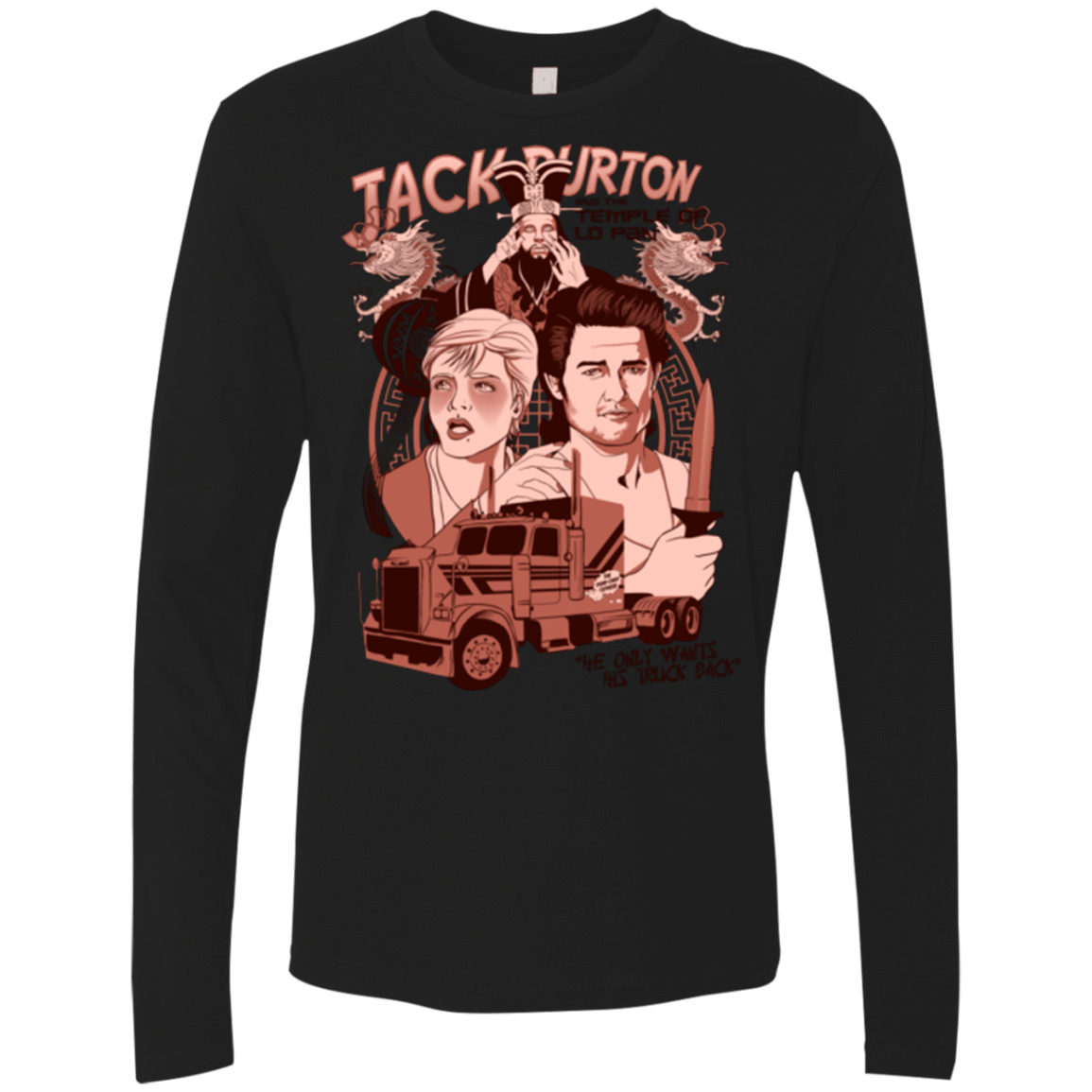 T-Shirts Black / Small The Temple of Lo Pan Men's Premium Long Sleeve