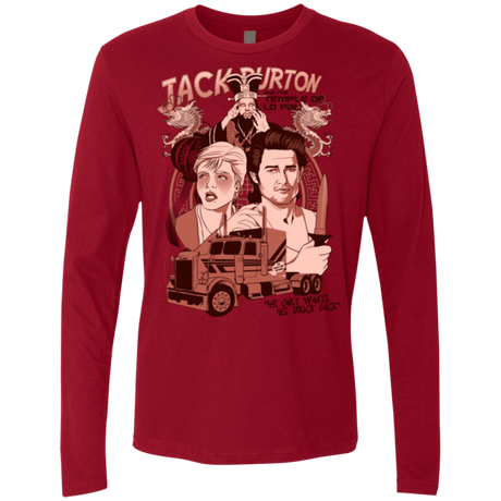 T-Shirts Cardinal / Small The Temple of Lo Pan Men's Premium Long Sleeve