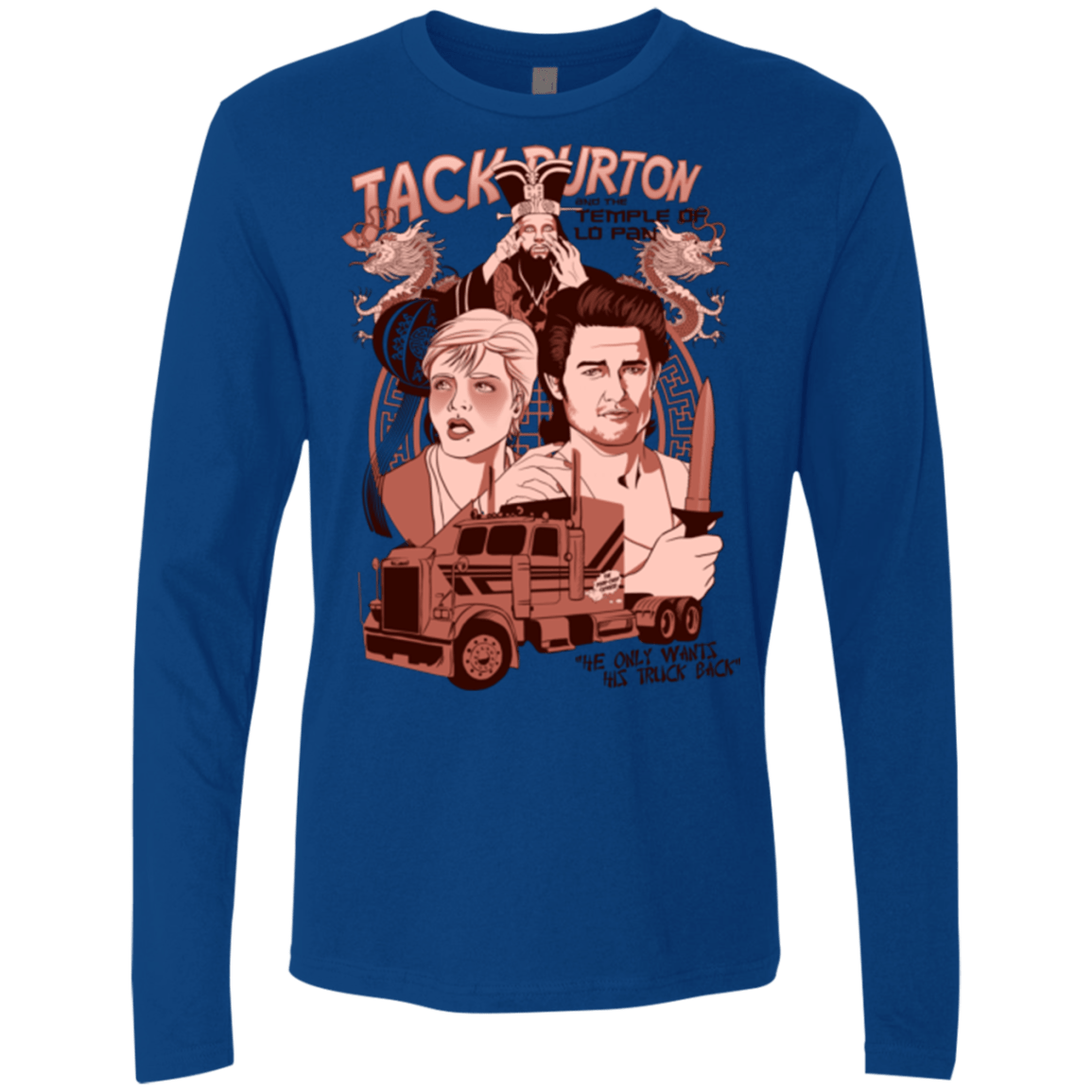 T-Shirts Royal / Small The Temple of Lo Pan Men's Premium Long Sleeve