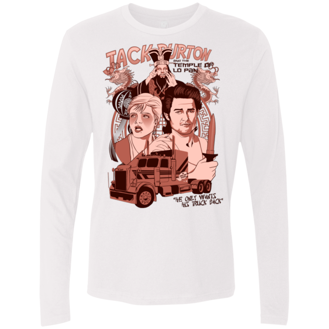 T-Shirts White / Small The Temple of Lo Pan Men's Premium Long Sleeve