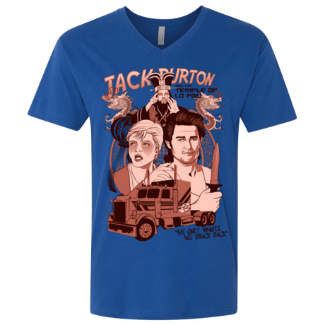 T-Shirts Royal / X-Small The Temple of Lo Pan Men's Premium V-Neck