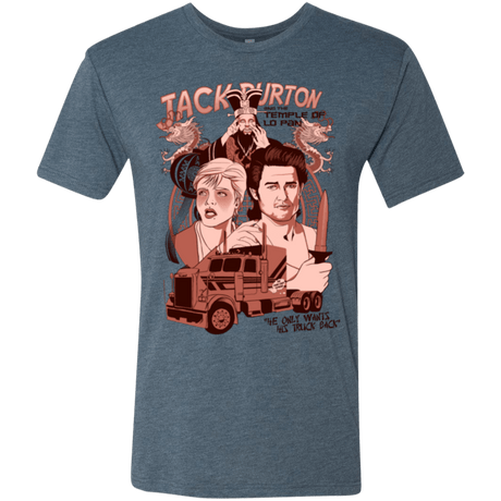 T-Shirts Indigo / Small The Temple of Lo Pan Men's Triblend T-Shirt